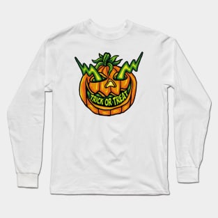 The Flash Halloween Pumpkin Long Sleeve T-Shirt